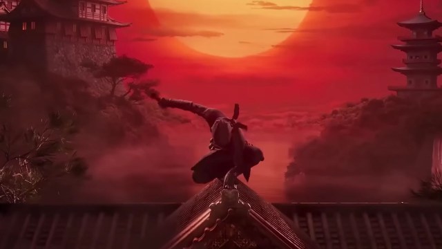 Teaser trailer still from the upcoming Assassin's Creed: Codename Red showing the feudal Japanese setting