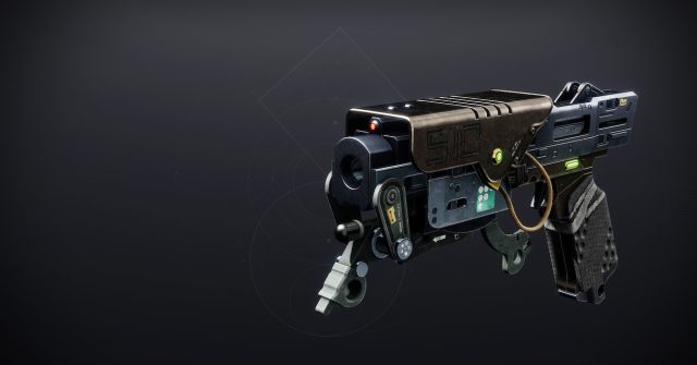 The Indebted Kindness sidearm as shown in the weapon inspect screen.