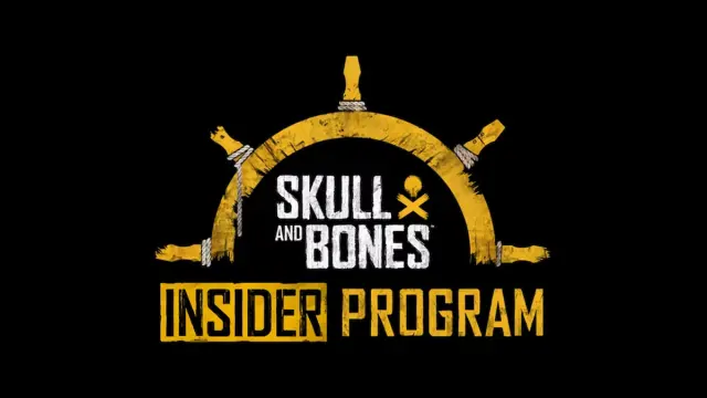 Skull and Bones insider program logo over a black background.
