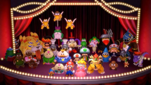 end credits photo in super mario rpg remake