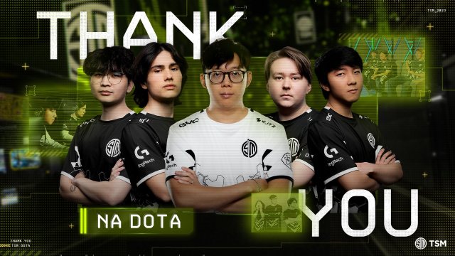 TSM bid goodbye to their Dota 2 roster in a post online, thanking them for their time on the team
